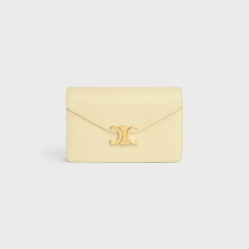 WALLET ON CHAIN MARGO in Shiny calfskin