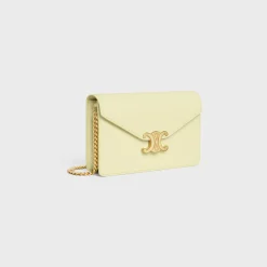 WALLET ON CHAIN MARGO in Shiny calfskin