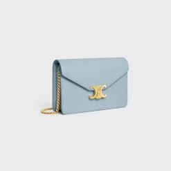 WALLET ON CHAIN MARGO in Shiny calfskin