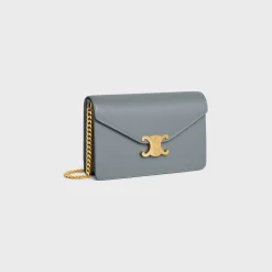 WALLET ON CHAIN MARGO in Shiny calfskin