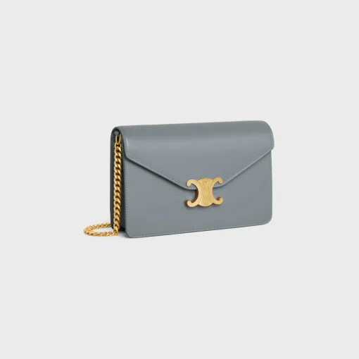 WALLET ON CHAIN MARGO in Shiny calfskin