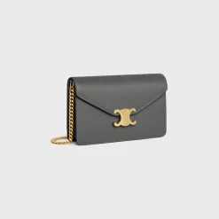 WALLET ON CHAIN MARGO in Shiny calfskin