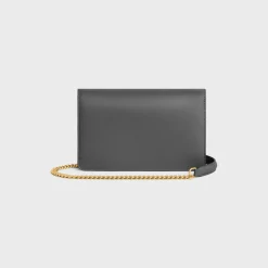 WALLET ON CHAIN MARGO in Shiny calfskin