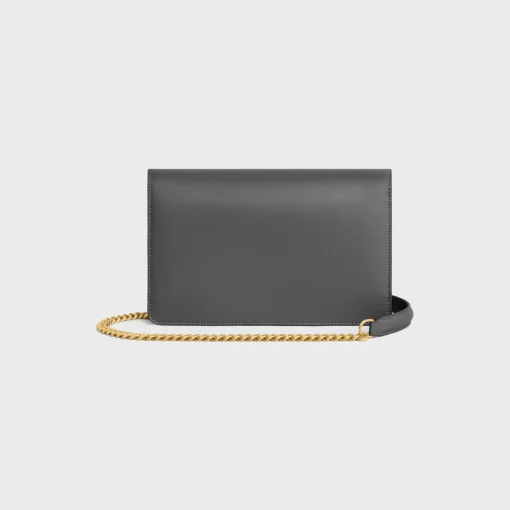 WALLET ON CHAIN MARGO in Shiny calfskin