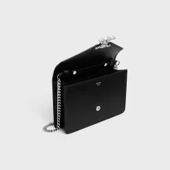 WALLET ON CHAIN MARGO in Shiny calfskin