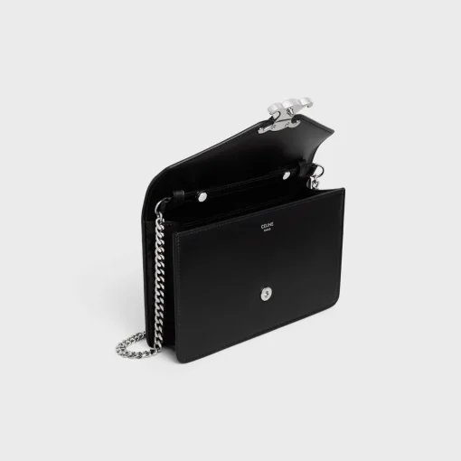 WALLET ON CHAIN MARGO in Shiny calfskin