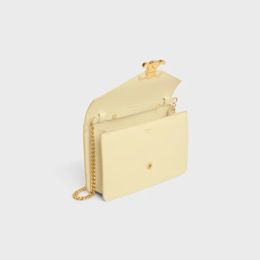 WALLET ON CHAIN MARGO in Shiny calfskin