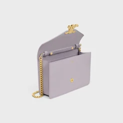 WALLET ON CHAIN MARGO in Shiny calfskin