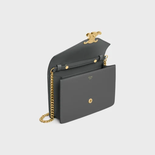 WALLET ON CHAIN MARGO in Shiny calfskin