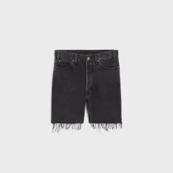 Wesley shorts in charcoal wash denim